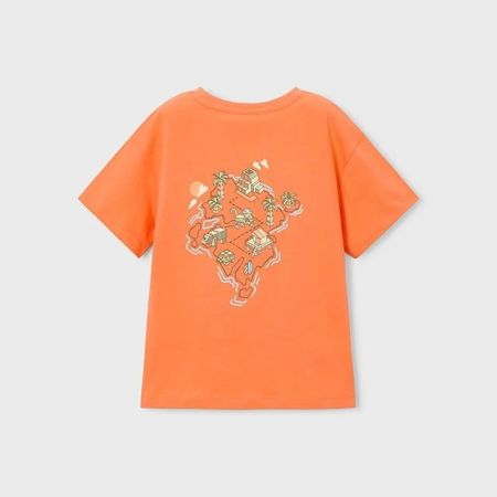 Mayoral Yazlık Erkek Kısa Kol T-shirt Turuncu - 4