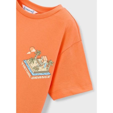 Mayoral Yazlık Erkek Kısa Kol T-shirt Turuncu - 5