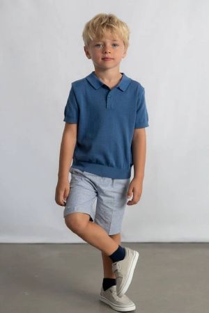 Mayoral Yazlık Erkek Polo Yaka Kısa Kol T-shirt Lacivert - 3