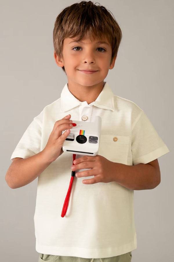 Mayoral Yazlık Erkek Polo Yaka T-shrit Beyaz - 1
