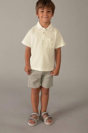 Mayoral Yazlık Erkek Polo Yaka T-shrit Beyaz - 3