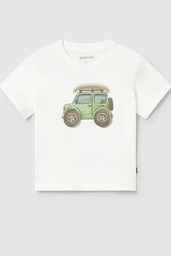 Mayoral Yazlık Erkek  T-shirt Ekru - 1