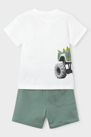 Mayoral Yazlık Erkek T-shirt Şort İkili Set Yeşil - 3