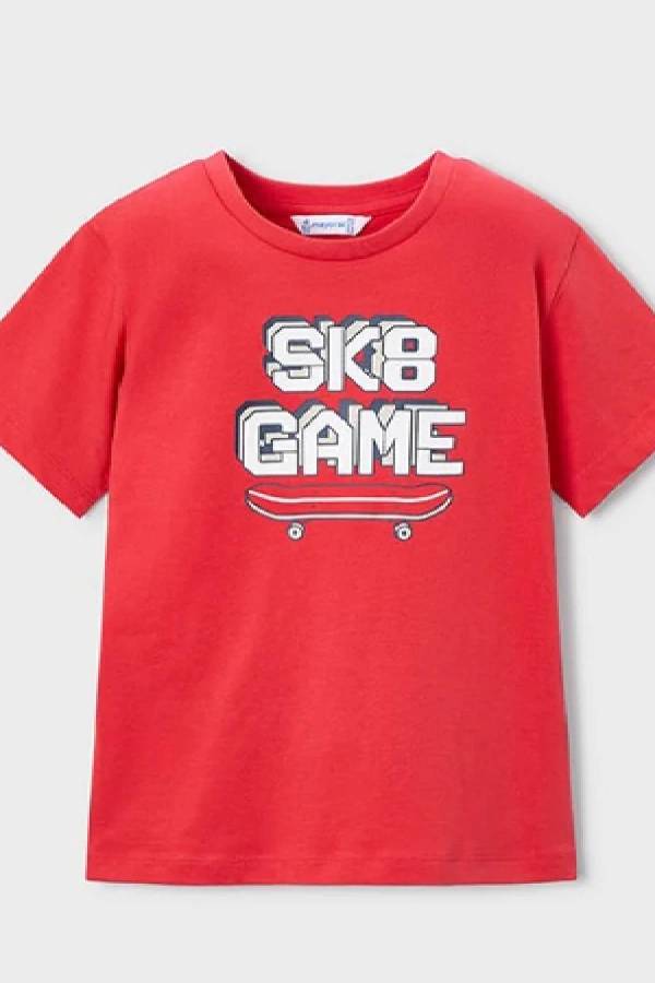 Mayoral Yazlık Erkek T-shirt Şort Üçlü Set Kırmızı - 2
