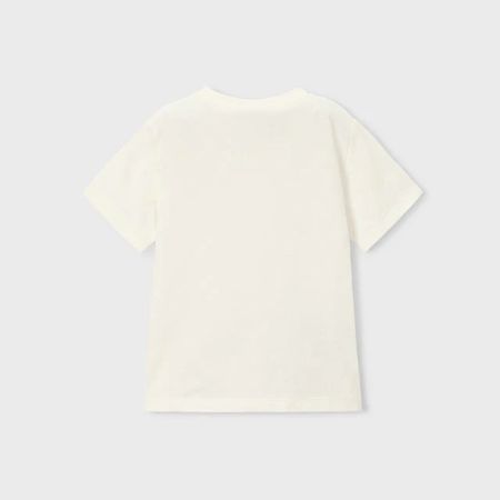 Mayoral Yazlık Erkek Timsah Desenli Kısa Kol T-shirt Ekru - 5