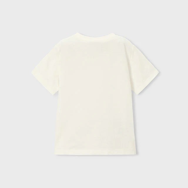 Mayoral Yazlık Erkek Timsah Desenli Kısa Kol T-shirt Ekru - 5