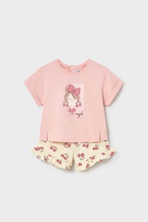 Mayoral Yazlık Kız Bebek Bluz Şort Set