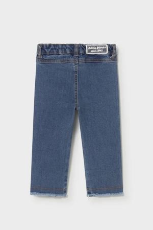 Mayoral Yazlık Kız Bebek Denim Pantolon Lacivert - 3