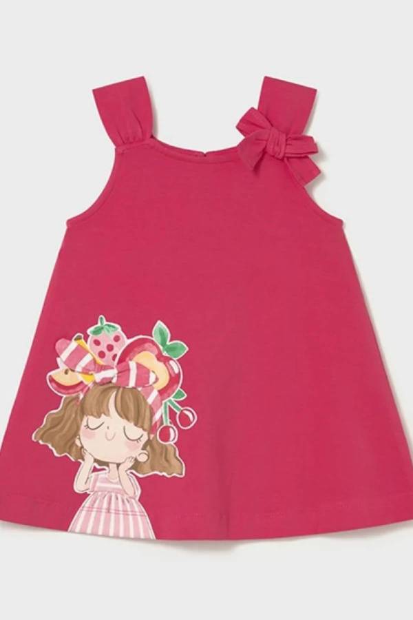 Mayoral Yazlık Kız Bebek Elbise Pembe - 1