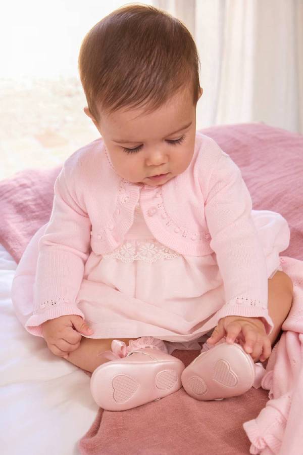 Mayoral Yazlık Kız Bebek Hırka Pembe - 1