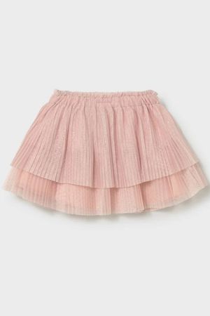 Mayoral Yazlık Kız Bebek Pileli Tül Etek Pembe - 3