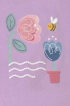 Mayoral Yazlık Kız Bebek T-shrit Lila - 3