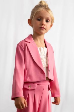 Mayoral Yazlık Kız Çocuk Blazer Ceket Pembe