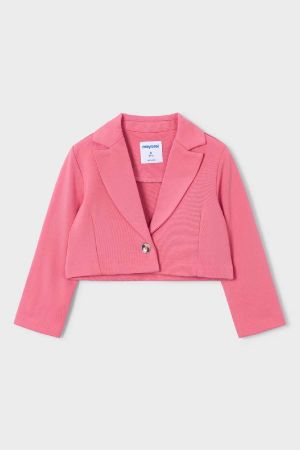 Mayoral Yazlık Kız Çocuk Blazer Ceket Pembe - 4