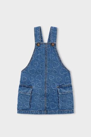 Mayoral Yazlık Kız Çocuk Denim Kot Elbise - 2