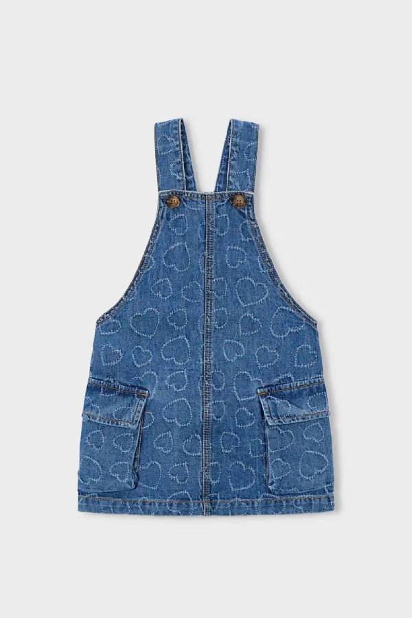Mayoral Yazlık Kız Çocuk Denim Kot Elbise - 2