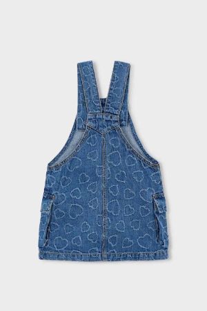Mayoral Yazlık Kız Çocuk Denim Kot Elbise - 3
