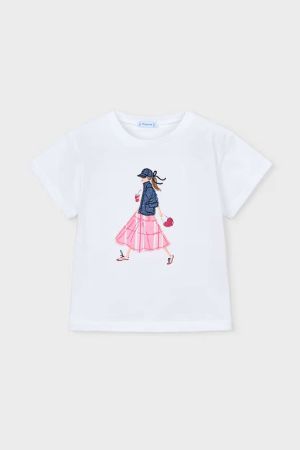 Mayoral Yazlık Kız Çocuk Kısa Kol T-shrit - 4