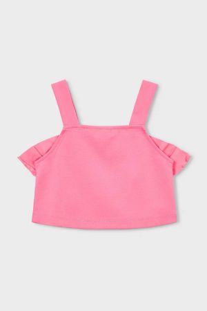 Mayoral Yazlık Kız Çocuk Pembe Crop - 3