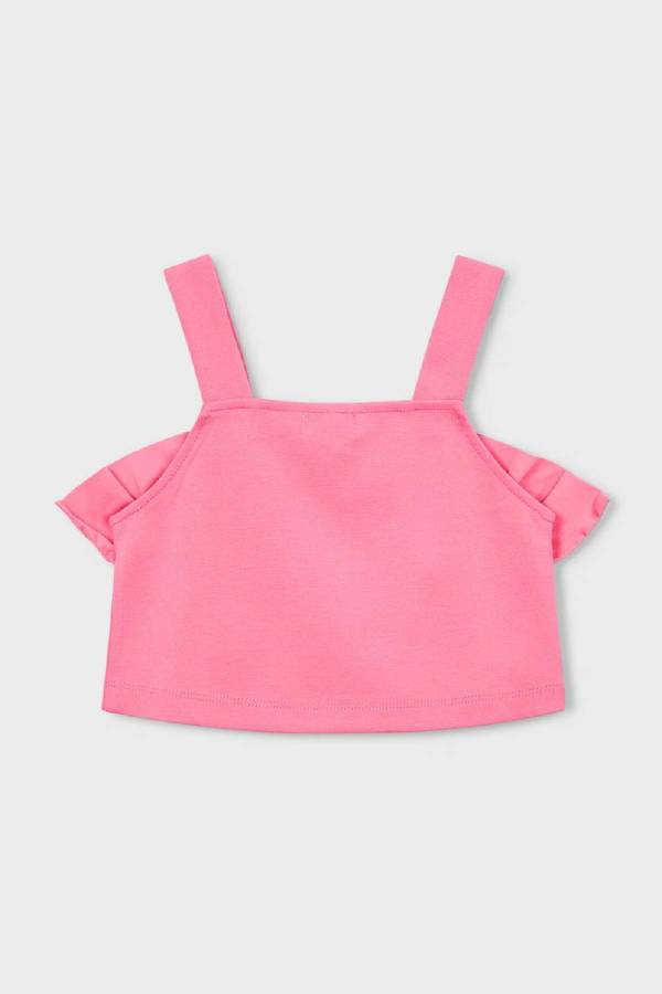 Mayoral Yazlık Kız Çocuk Pembe Crop - 3