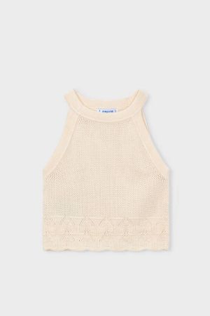 Mayoral Yazlık Kız Çocuk Triko Örme Crop
