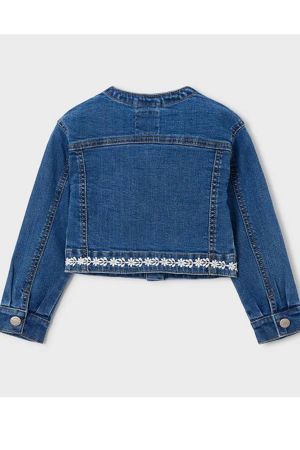 Mayoral Yazlık Kız Denim Ceket Lacivert - 2