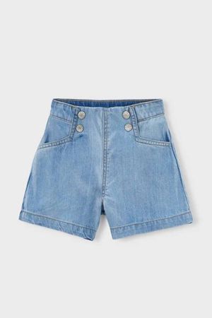 Mayoral Yazlık Kız Denim Şort Mavi - 1