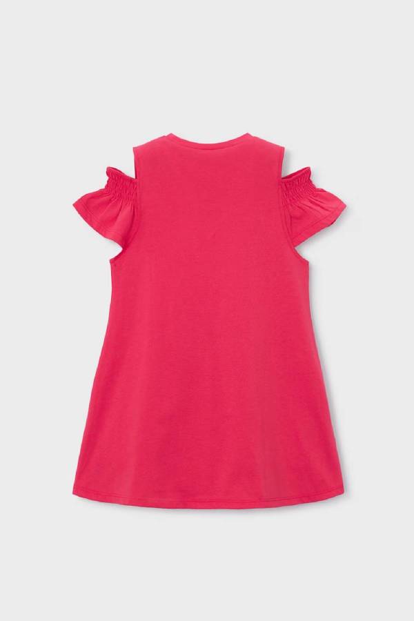 Mayoral Yazlık Kız Elbise ve Çanta Set Pembe - 2