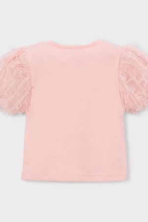 Mayoral Yazlık Kız Kısa Kol T-shirt Pembe - 5