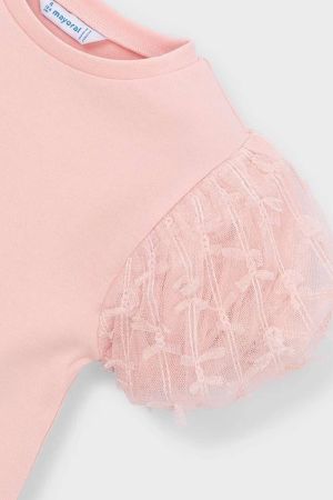 Mayoral Yazlık Kız Kısa Kol T-shirt Pembe - 6