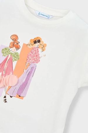 Mayoral Yazlık Kız Kısa Kol T-shirt Renkli - 5