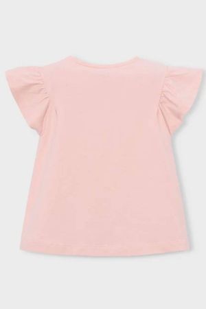 Mayoral Yazlık Kız Kısa Kol T-shirt Somon - 5