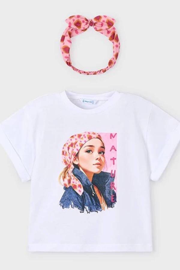 Mayoral Yazlık Kız Kısa Kol T-shirt - 1