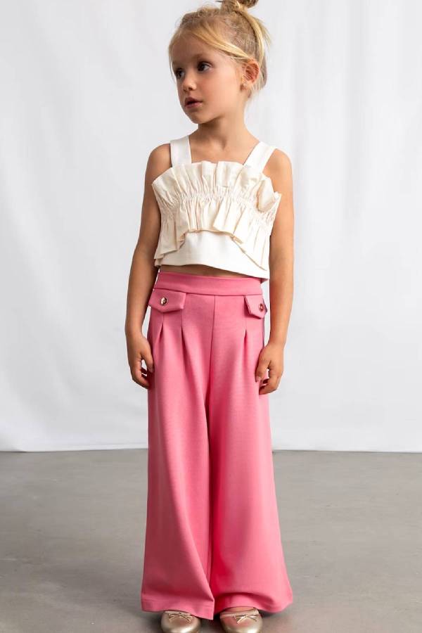Mayoral Yazlık Kız Pantolon Pembe - 1