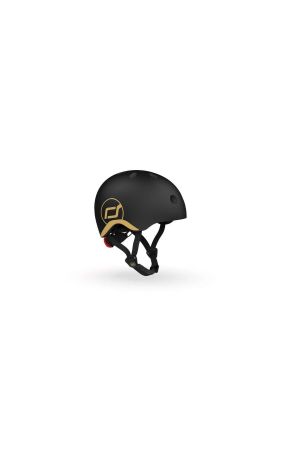 Scoot and Ride Helmet Bebek Kaskı XXS-S Black&Gold - 1