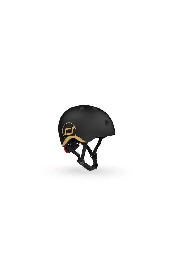 Scoot and Ride Helmet Bebek Kaskı XXS-S Black&Gold - 1