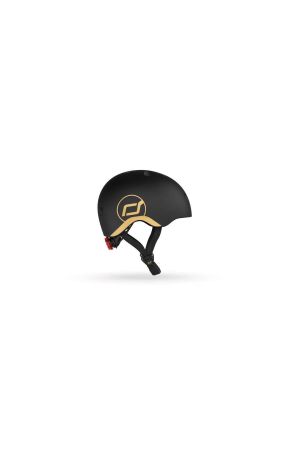 Scoot and Ride Helmet Bebek Kaskı XXS-S Black&Gold - 3
