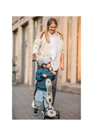 Scoot And Ride Push and Go Ash Açık Gri Ebeveyn Kontrollü Çocuk Scooter - 8