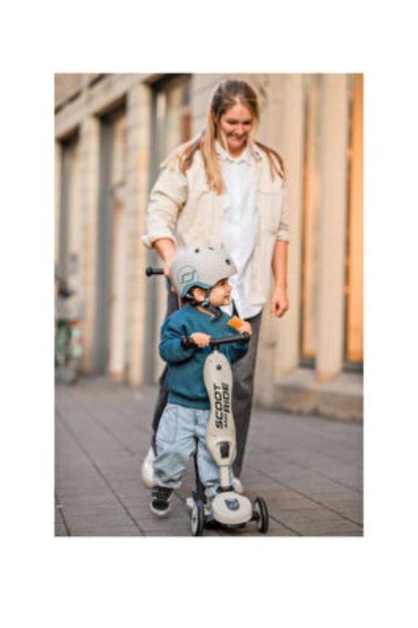 Scoot And Ride Push and Go Ash Açık Gri Ebeveyn Kontrollü Çocuk Scooter - 8
