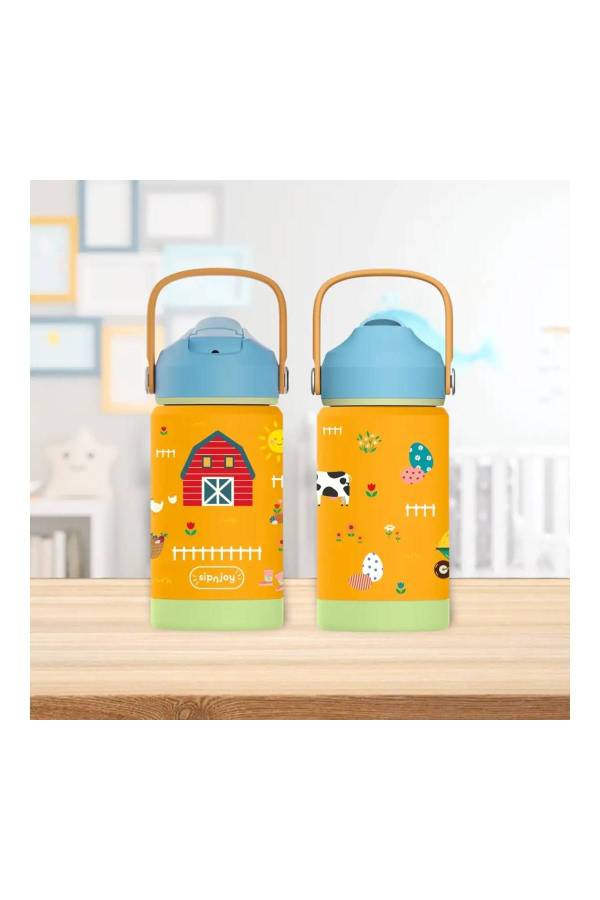 Sipnjoy Flipsip Çocuk Su Termosu Doğa - 4