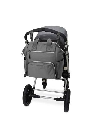 Skıp Hop Frame Anne Bebek Bakım Çantası Gri - 5
