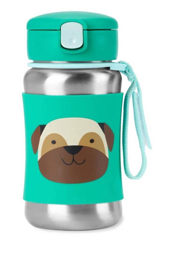 Skip Hop Zoo Paslanmaz Çelik Suluk PUG - 1