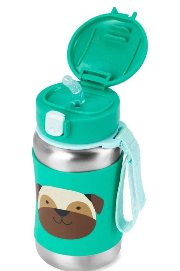 Skip Hop Zoo Paslanmaz Çelik Suluk PUG - 2