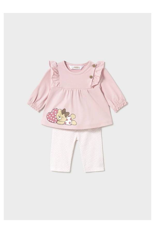 Yazlık Bebek 4'lü tayt Bluz Set - 2