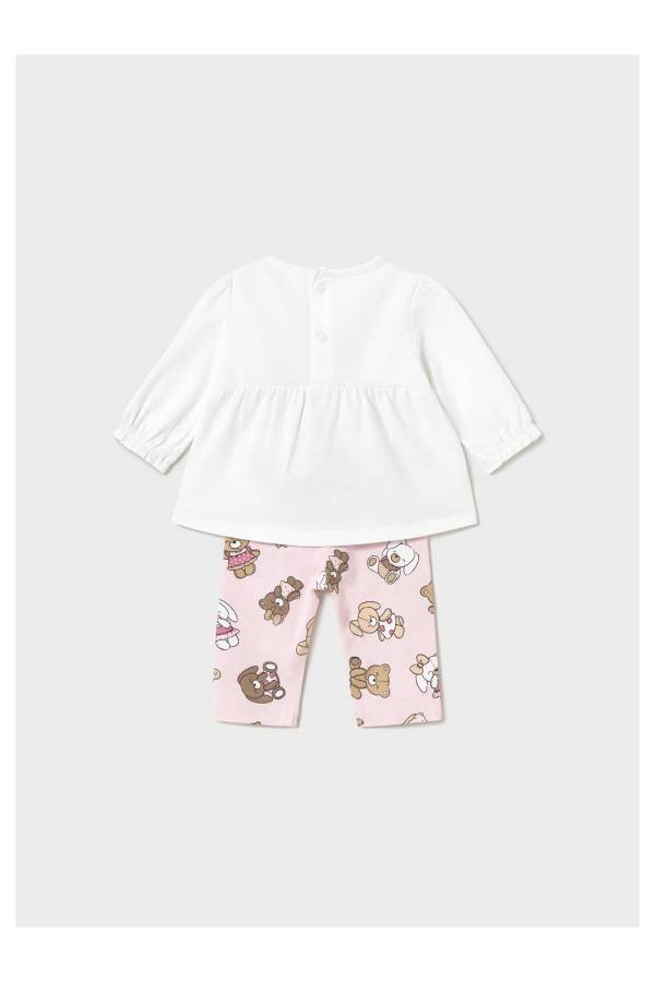 Yazlık Bebek 4'lü tayt Bluz Set - 3