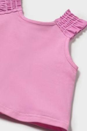 Yazlık Kız Bebek Mayo Şapka T-shrit 3'lü Set - 3